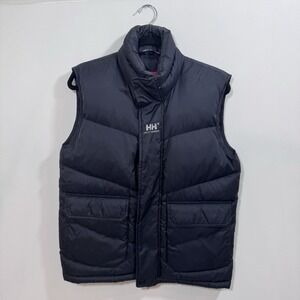 Helly Hansen Puffer Vest Down Fill Black Women's S / Youth 140‎ Gorpcore Outdoor